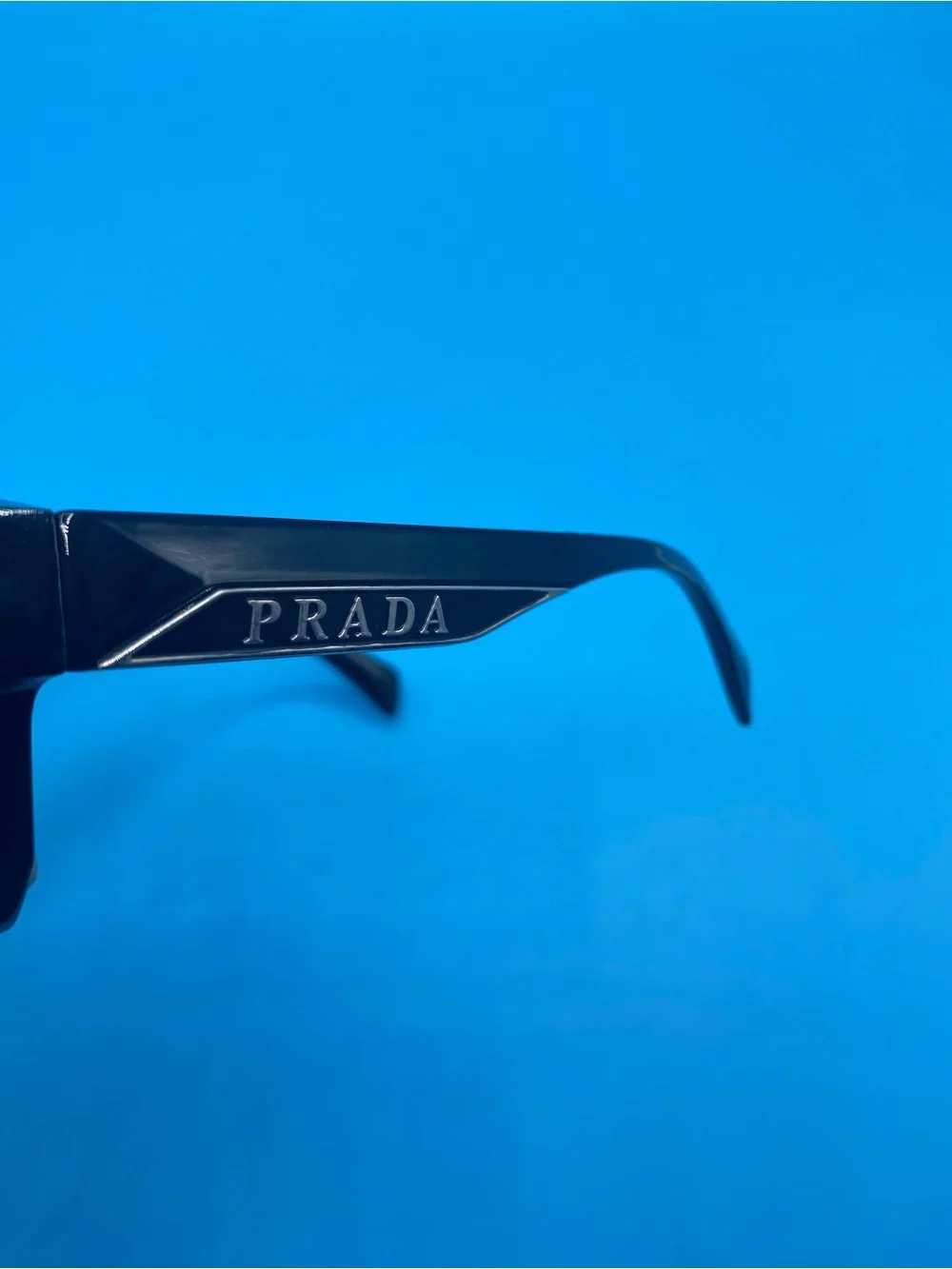 Prada Black Rectangular Sunglasses‎